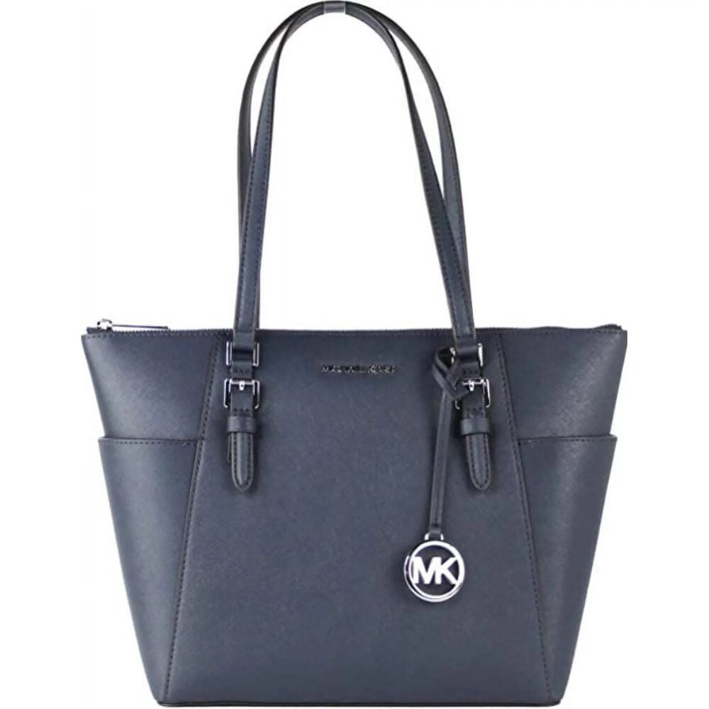 Michael Kors Charlotte Large Top Zip Tote 35F0SCFT3L-406 Navy
